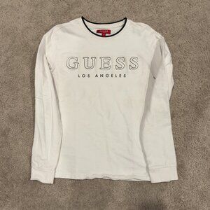 Mens Guess Long Sleeve Crewneck Size Small